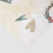 Papier Mousseline Aquarelle de Noël GoldI Design 9 (Détail)