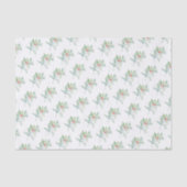 Papier Mousseline Aquarelle de Noël Magenta (Recto)