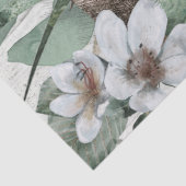 Papier Mousseline Aquarelle de palme tropicale florale éléphante (Détail)