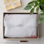 Papier Mousseline Aquarelle de perroquet rose (Cadeau)