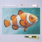 Papier Mousseline Aquarelle de poisson clown (Artisanat)