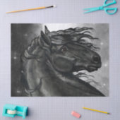 Papier Mousseline Aquarelle de race friésienne (Artisanat)