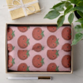 Papier Mousseline Aquarelle de tomate mignonne (Cadeau)