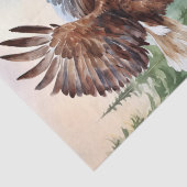 Papier Mousseline Aquarelle de truite de la rivière Bald Eagle (Détail)