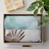 Papier Mousseline Aquarelle de truite de la rivière Bald Eagle (Cadeau)