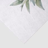 Papier Mousseline Aquarelle de vache à hautes terres florales (Détail)