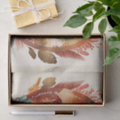 Papier Mousseline Aquarelle Désert Cactus et Montagnes (Cadeau)