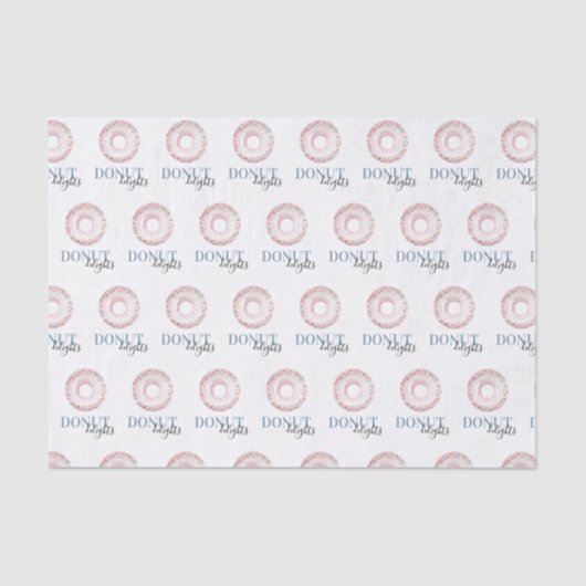 Papier Mousseline Aquarelle Donut Sweet Small Business (Recto)