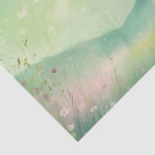 Papier Mousseline Aquarelle Dreamy Meadow en Pastel (Détail)