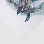 Papier Mousseline Aquarelle du cheval (Détail)