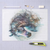 Papier Mousseline Aquarelle du cheval (Artisanat)