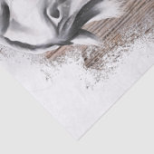 Papier Mousseline Aquarelle du cheval (Détail)