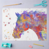 Papier Mousseline Aquarelle du cheval (Artisanat)