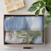 Papier Mousseline Aquarelle du lac de Côme (Cadeau)