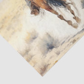 Papier Mousseline Aquarelle Dusty Western "Prairie Storm" (Détail)