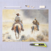 Papier Mousseline Aquarelle Dusty Western "Prairie Storm" (Artisanat)