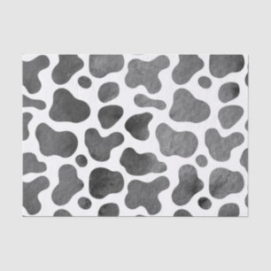 Papier Mousseline Aquarelle Emballage Vache emballage cadeau