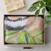 Papier Mousseline Aquarelle en bambou de tigre (Cadeau)