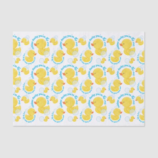 Papier Mousseline Aquarelle en caoutchouc Ducky Vous êtes le parti u (Recto)