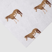 Papier Mousseline Aquarelle équestre du Cheval de peinture américain (Détail)