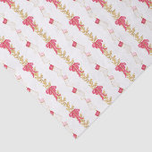 Papier Mousseline Aquarelle et Garland (Détail)