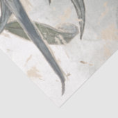 Papier Mousseline Aquarelle Eucalyptus Verdure Feuille (Détail)