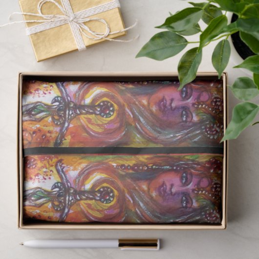 Papier Mousseline Aquarelle EXCALIBUR ET DURENDAL (Cadeau)