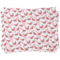 Aquarelle Festive Cardinal Bird