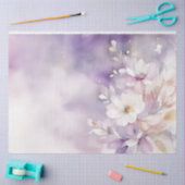 Papier Mousseline Aquarelle Floral 18b Découpage (Artisanat)