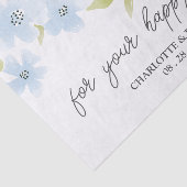 Papier Mousseline Aquarelle Floral Happy Tears Mariage (Détail)