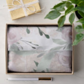 Papier Mousseline aquarelle florale (Cadeau)