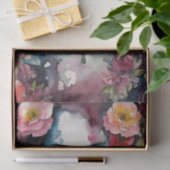 Papier Mousseline Aquarelle florale de femme Zombie (Cadeau)