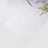 Papier Mousseline Aquarelle florale des colibris (Détail)