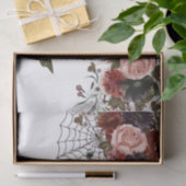 Papier Mousseline Aquarelle florale d'Halloween (Cadeau)