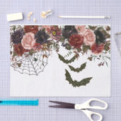 Papier Mousseline Aquarelle florale d'Halloween (Artisanat)