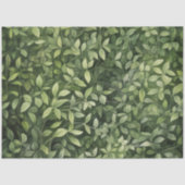 Papier Mousseline Aquarelle Forrest Greens Baby shower neutre (Recto)