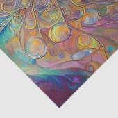 Papier Mousseline Aquarelle Fractale Papillon Whimsical Pai numériqu (Détail)