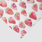 Papier Mousseline Aquarelle fraise (Détail)