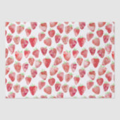 Papier Mousseline Aquarelle fraise (Recto)