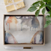 Papier Mousseline Aquarelle French Bulldog dans la page de découpage (Cadeau)