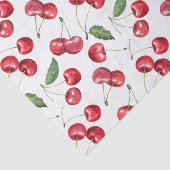 Papier Mousseline Aquarelle Fruit rouge cerise (Détail)