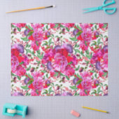 Papier Mousseline Aquarelle Fuchsia Blooms (Artisanat)