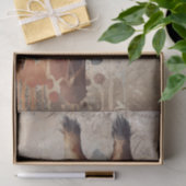 Papier Mousseline Aquarelle Giraffe (Cadeau)