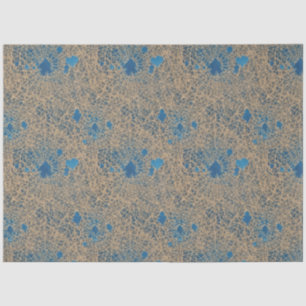 Papier Mousseline Aquarelle gothique bleu Coeurs dans l'éphémère Web