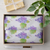 Papier Mousseline Aquarelle Grappes Motif 2 (Cadeau)