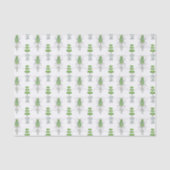 Papier Mousseline Aquarelle Gris vaches et vert Topio (Recto)