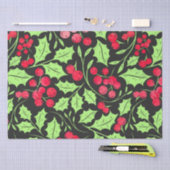 Papier Mousseline Aquarelle Holly et Berries (Artisanat)