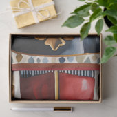 Papier Mousseline Aquarelle illustrée Noisette de Noël (Cadeau)