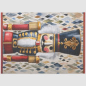 Papier Mousseline Aquarelle illustrée Noisette de Noël (Recto)