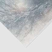 Papier Mousseline Aquarelle Lapin De Neige Dans La Forêt Festive Déc (Détail)